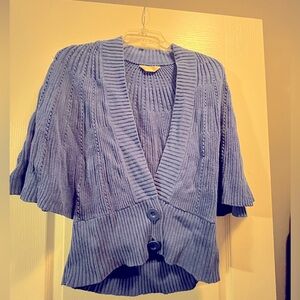 Passport winged sleeve cardigan